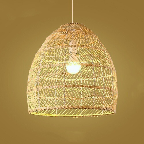 LAMPU GANTUNG ROTAN